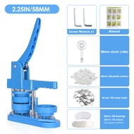 【ของแท้ 100 %】Button Maker Machine ปุ่มเครื่องผลิตป้ายสัญลักษณ์58มม.(2.25in) DIY Pinปุ่มMakerกดเครื่