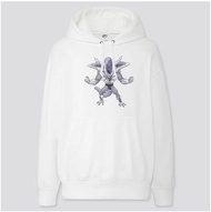 Jaket Hoodie UNIQLO X DragonBall Frieza XL Original UT2020 - Putih