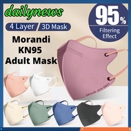 [Dailynews] หน้ากาก3D Mask Morandi ผู้ใหญ่10ชิ้นดีไซน์รูปตุ่นปากเป็ดหน้ากากป้องกัน4ชั้นหน้ากาก KN95ระบายอากาศที่สะดวกสบายกันฝุ่นหน้ากาก4Ply กันฝุ่น