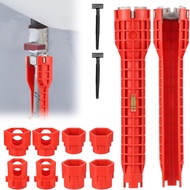 Faucet and Sink Wrench 14 in 1 Faucet and Sink Installer Tool Sink Drain Wrench Plumbing Tool Pipe W