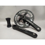 Litepro crank full Alloy double crankset 53-39T folding bike Road bike seli BCD 130