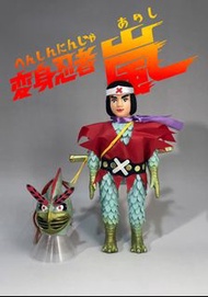 忍者神龜 大反派斯雷德滑板車 sofubi玩具，高度13厘米，順豐包郵，二手物品不退不換