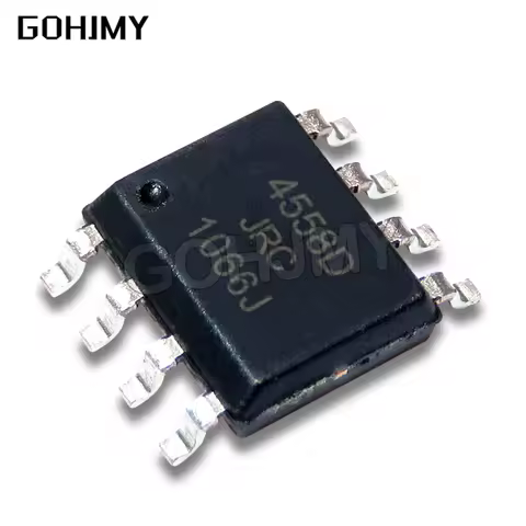 10PCS NJM4558D NJM4580E SOP-8 NJM4580M NJM4558 NJM4580 4558D 4580E 4580M SOP JRC44558 SMD JRC4558D I