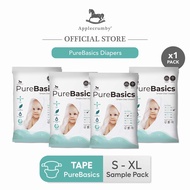 PureBasics™ Tape Diapers Sample S / M / L / XL (2 Pieces)