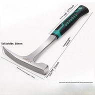 Professional Geology Hammer Exploration Multi-functional Sharp Point Integrated Hammer Stone Mining 