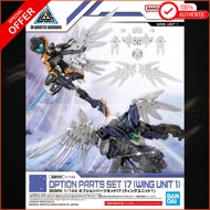 BANDAI SPIRITS 30MM 1/144 Option Parts Set 17 (Wing Unit 1) Option Parts Pre-colored Model Kit