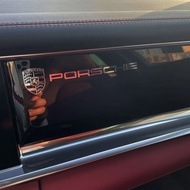 Porsche Design For Cayenne Panamera Taycan 911 Carrera Boxster 718 Modified Metal Emblem Logo Car St