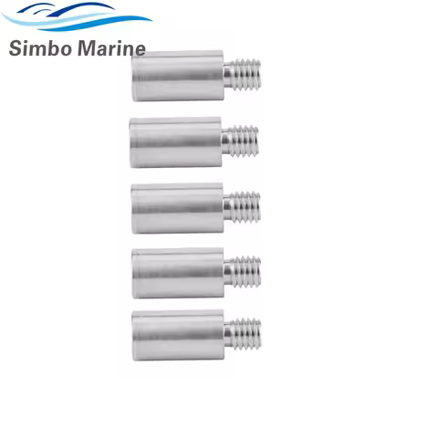 5Pcs Zinc Saltwater Anode For Volvo Penta 2001 2002 2003 275 280 290 AD AQ AQAD BB D4 D5 D6 D7 D8 D9