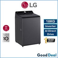LG TX2518ST7G 18KG / TX2516DT5O 16KG Inverter AI Direct Drive Fully Auto Washing Machine Mesin Basuh