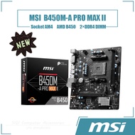 [NEW] MSI B450M-A PRO MAX II Motherboard 2×DDR4 DIMM AMD B450 Socket AM4 Desktop Mainboard