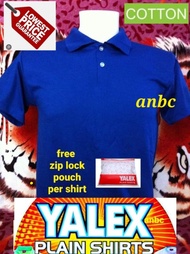 Yalex Plain Royal Blue Polo Shirt with Collar