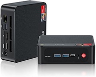 Beelink SER5 MAX Mini PC, AMD Ryzen 7 7735HS(8C/16T, up to 4.75GHz), 24GB LPDDR5 1TB NVME SSD, SER5 