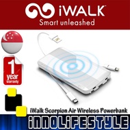 iWalk Scorpion Air 8000mAh Wireless Powerbank with built in cables