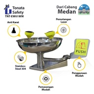 Eye Wash Emergency Shower Eye Washer/ Wall Mounted/ Stainless Steel/