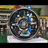 แม็ก SSR TypeC RS ขอบ 15 4/100 (4วง) สีดำเงา One