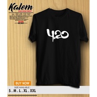 T-shirt 4.20 Band Logo Music T-shirt 4.20 Logo - KHEY OLD SHOP