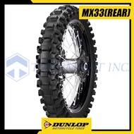 Dunlop Tires MX33 11010018 64M Tubetype OffRoad Motorcycle Tire Rear
