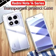 Redmi Note14S 4G/Redmi Note 14 Pro Plus(พร้อมส่งในไทย)เคสTPUใสกันกระแทกแบบคลุมกล้องXiaomi Redmi Note