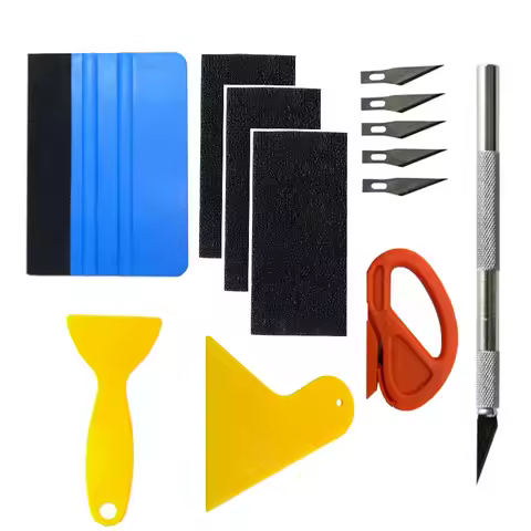 New Car Vinyl Spatulas Plastic Wrap Tools Window Tinting Tools Car Wrapping Tools Kit Vinyl Scraper 
