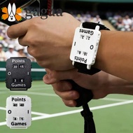 GAGAA Tennis Score Keeper, Portable Instant Score Tennis Wrist Scorer, Durable Adjustable Wristband 