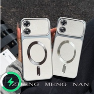 Suitable for OPPO A17 OPPO A17K OPPO A97 5G OPPO A60 the new leather CD magnetic ring silicone TPU s