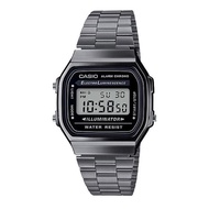 Casio Standard Digital Grey Stainless Steel Strap Watch For Men A168WGG-1ADF-P