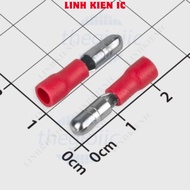 [30 Pieces]- MPD1.25-156 Cos Male Bullet Head 10A Wire Size 0.5-1.5mm2 Red Linhkien IC