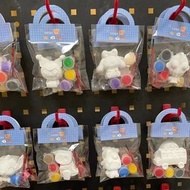 彩繪石膏公仔DIY套裝｜獨立包裝無毒顏料｜兒童節開學禮｜親子創意手作｜發揮小藝術家天分（平行進口）