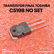 (PER 1 PIECE) TOSHIBA TRANSISTOR C5198 C 5198 NO SET LASER RRT
