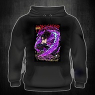 DEMON SLAYER KOKUSHIBO anime Printed hoodie