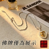 [Hollow Knuckle Chain] Hollow Knuckle Chain Amulet Chain Necklace Lobster Clasp Stainless Steel Chai
