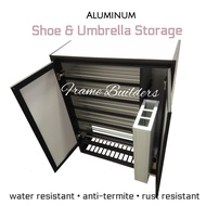 Shoe Cabinet/Aluminum Shoe Cabinet/Wall Mounted Shoe Cabinet/Shoe Umbrella Storage/Shoe Cabinet Alum