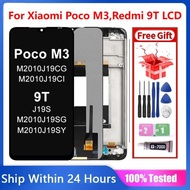 For Poco M3 M2010J19CG LCD 6.53'' LCD Xiaomi Poco M3 M2010J19CG Redmi 9T J19S M2010J19SG Touch Digit