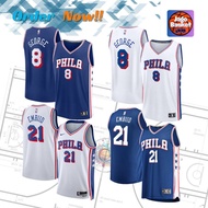 Basketball Jersey - Ph1l4delph1a 76ers - J0el Emb11d - P4ul Ge0rge