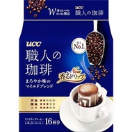 UCC Artisan Coffee One Drip Coffee Mild Blend with a Mellow Flavor, 16 Cups