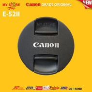 Lens Cap Lenscap Canon EOS E-52II 52mm Yongnuo EF 50mm F1.8 II 35mm F2 40mm F2.8 STM 135mm F2.8 50mm