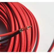 1M Solar 4.2mm DC power cable 4mm2 - New model specialized for solar energy, red 4mm cable