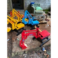 Educational toys Miniature excavator wooden crafts Beko wooden