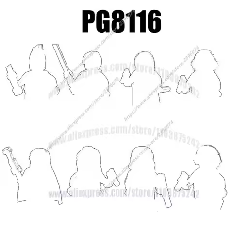 PG8116 Action Figures Movie Building Blocks Bricks PG782 PG783 PG784 PG785 PG786 PG787 PG788 PG789 B