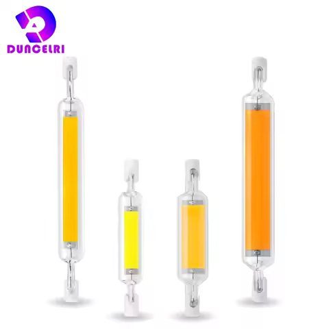 R7S LED Bulb 78mm 118mm 5W 8W 10W 20W R7S Spotlight 220V COB Lamp Glass Tube Replace 30W 50W 100W Ha