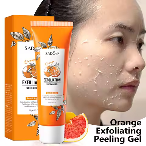 Orange Exfoliating Peeling Gel Facial Scrub Moisturizing Nourish Repair Scrubs Blackhead Removal Fac