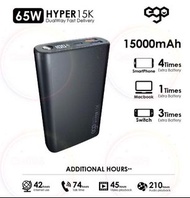 EGO Hyper15K 15000mAh 65W PD 行動電源 超大容量
