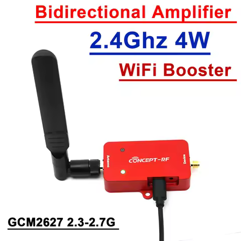 GCM2627 2.3-2.7G 4W RF Bidirectional Amplifier 2.4Ghz WiFi Booster for 2.4G Signal Amplification dro