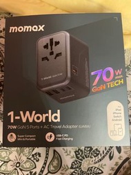 Momax 1-world 70w GaN方便式旅行插座
