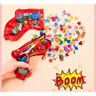 Set of 3 confetti guns for birthday parties