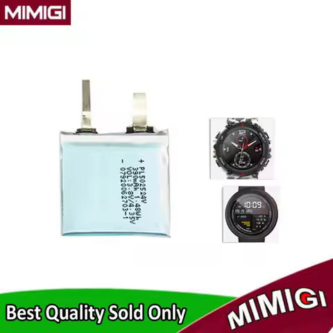 390mAh PL502524V Li-ion Cell Battery For Huami AMAZFIT Trex T-rex Verge Lite Global Version GTR A180