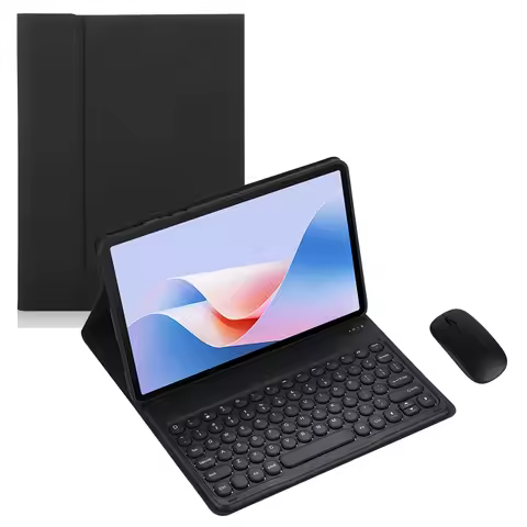 Round Button Keyboard Case for Lenovo Tab P11 Pro Gen2 2022 11.2inch Tablet,Detachable Wireless Keyb