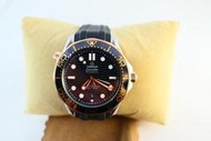 [吉宏精品交流中心]OMEGA 歐米茄 Seamaster 海馬 42m 半金 300米 8800 膠帶 男錶(盒卡全)