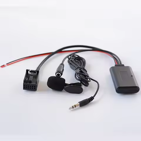For BMW Z4 E85 E86 E83 X3 X5 Mini ONE Cooper R50 R53 Car Bluetooth Wireless Adapter Stereo AUX IN Mu