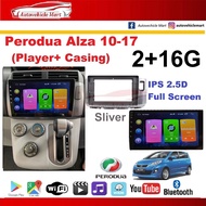 （2+16G）plug n player Perodua Myvi Alza Bezza Axia Aruz Android player  IPS USA casing and player